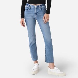 FRAME Le High Straight Raw Hem Jeans Galeston - Size 31